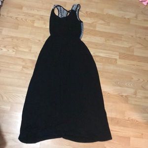 Open back maxi dress